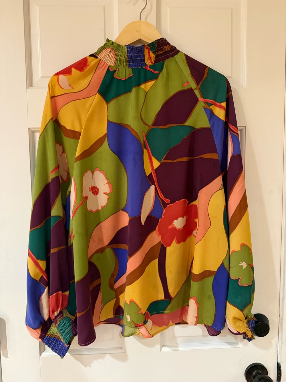 Easel Treat Yourself Mustard Multi Top M